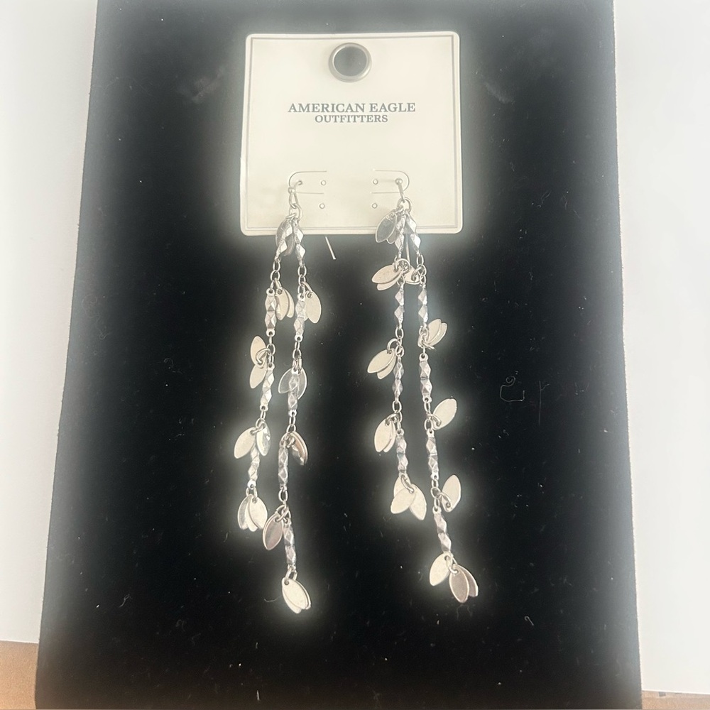 American Eagle Outfitters Silver  Cascading Earrings